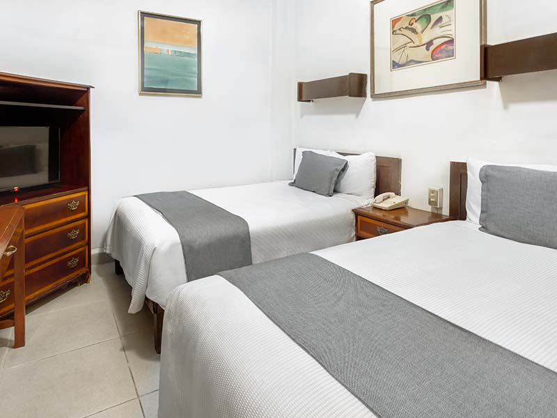 Habitacion Doble Hospedaje Hotel Premier Centro Histórico Saltillo Coahúila